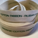 ruban en coton biologique